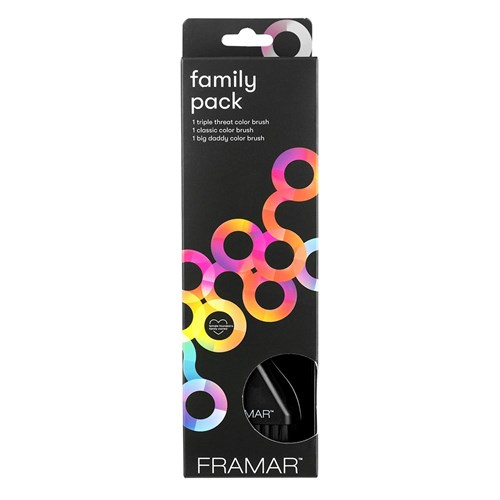 Framar Family Pack Tint Brush Set Black