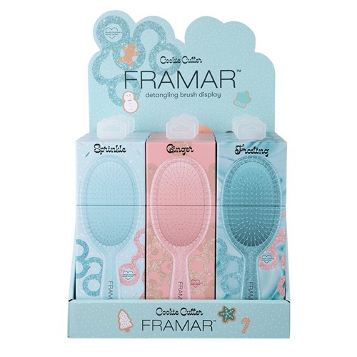 Framar Detangler Display 9pc Cookie Cutter