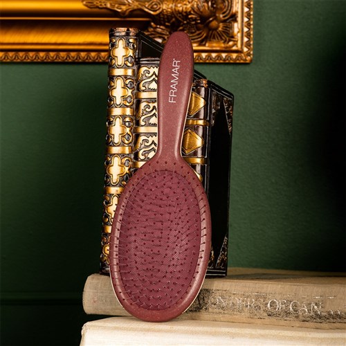Framar Detangle Hair Brush Dark Academia Maroon