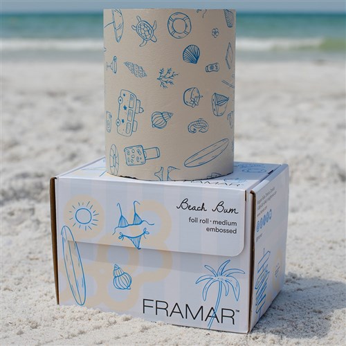 Framar Embossed Foil Roll Beach Bum