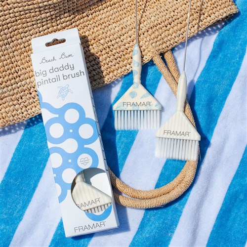 Framar Big Daddy Pintail Brush 2pk Beach Bum