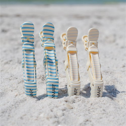 Framar Gator Grip Clips 4pk Beach Bum