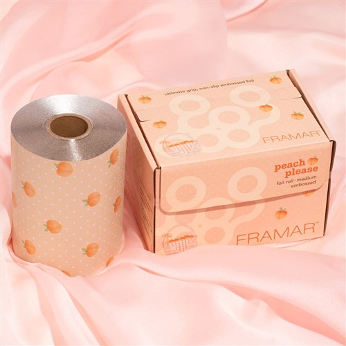 Framar Embossed Foil Roll Peach Please