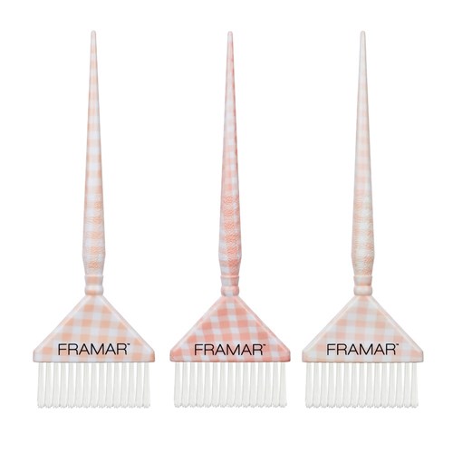 Framar Big Daddy Extra Wide Tint Brush Set Peach Please