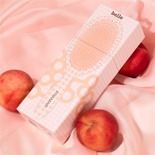 Framar Detangle Hair Brush Peach Please Belle