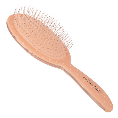 Framar Detangle Hair Brush Peach Please Dottie
