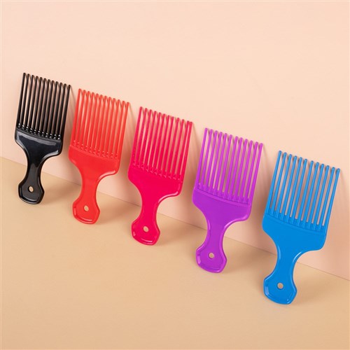 Salon Smart Afro Hair Comb, Geranium