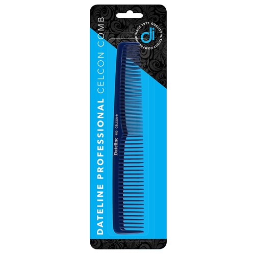 Dateline Professional Blue Celcon 400 Styling Comb - 17.5cm