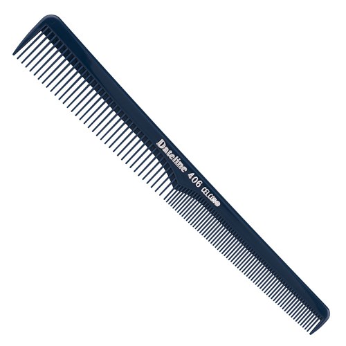 Dateline Professional Blue Celcon 406 Barbers Comb - 20cm