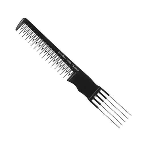 Dateline Professional Black Celcon 3839 Metal Teasing Comb