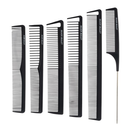 Silver Bullet Carbon Comb Set 6pc