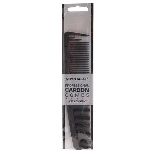 Silver Bullet Carbon Basin Hair Comb