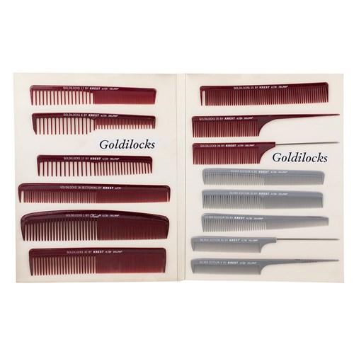 Krest Goldilocks No. 15 Styling Comb - 16.5cm