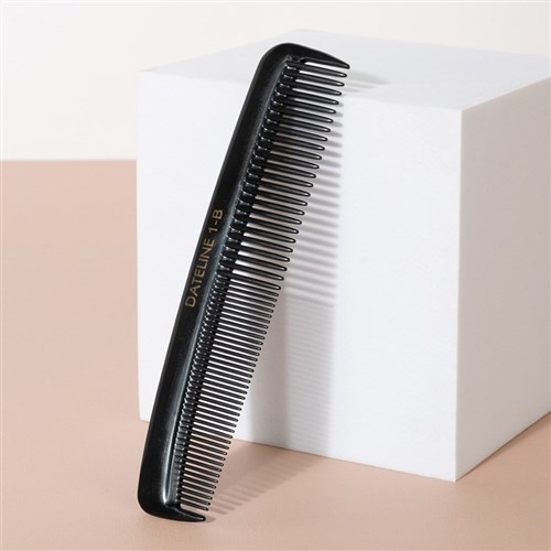 Dateline Professional 1B Slim Pocket Comb Black