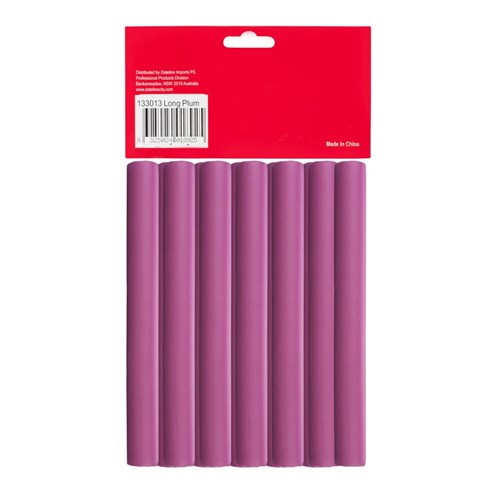 Hair FX Extra Large Flexible Rollers - Maroon, 3pk