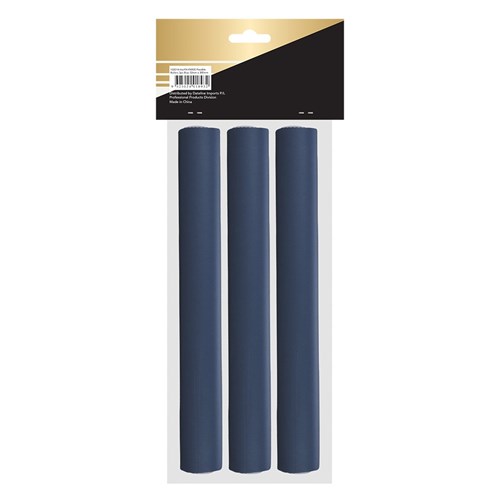 Hair FX Extra Large Flexible Rollers Blue 3pk