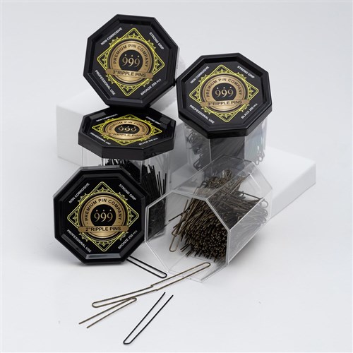 Premium Pin Company 999 Ripple Pins 2” Black 250pc