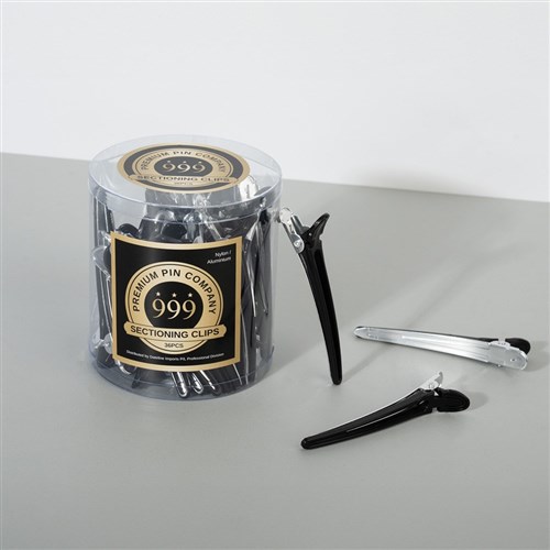 Premium Pin Company 999 Black Nylon/Aluminium Sectioning Clips - 302