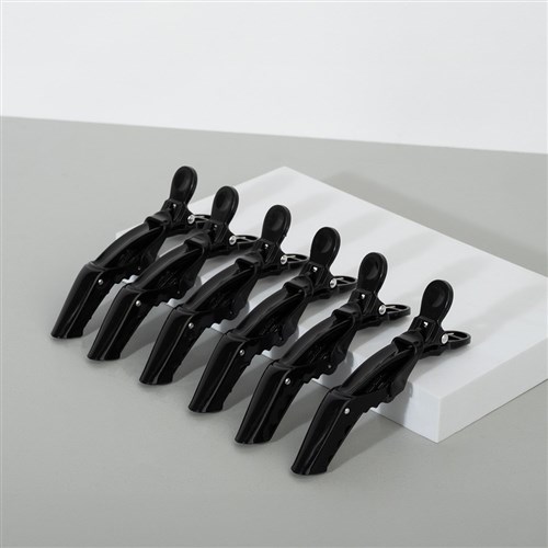 Premium Pin Company 999 Crocodile Clips - Black, 6pc