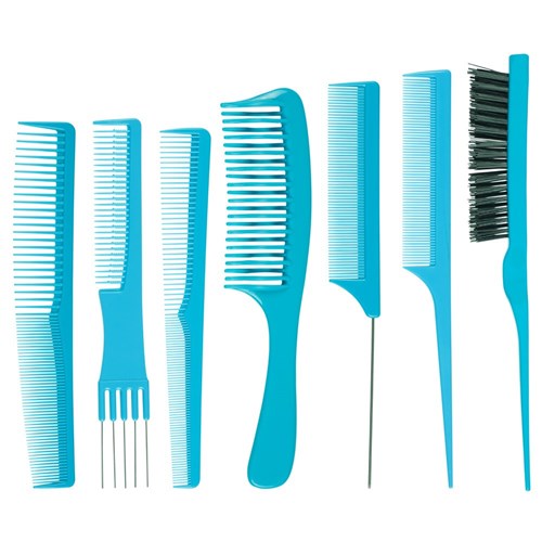 Salon Smart Folding Comb Set Teal 
