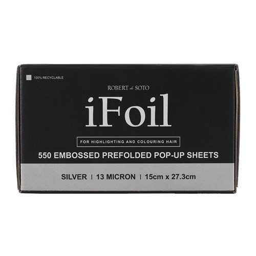 Robert de Soto iFoil Embossed Pop Up 13 Micron Wide Silver
