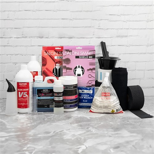 Salon Smart Professional Original Formula Blue Bleach, Flat Pack 500g