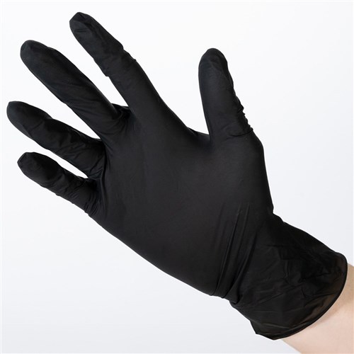 Salon Smart Vinyl Gloves Black Small 100pk