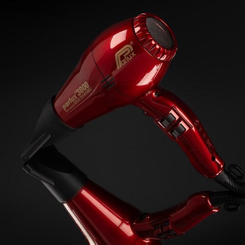Parlux 3800 Ionic Ceramic Hair Dryer Red