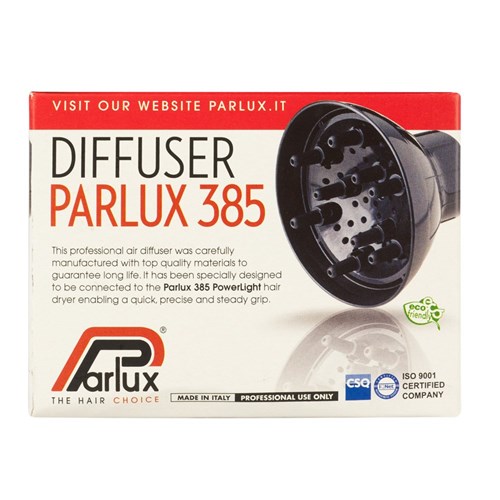 Parlux 385 Power Light Ceramic Ionic Hair Dryer Diffuser