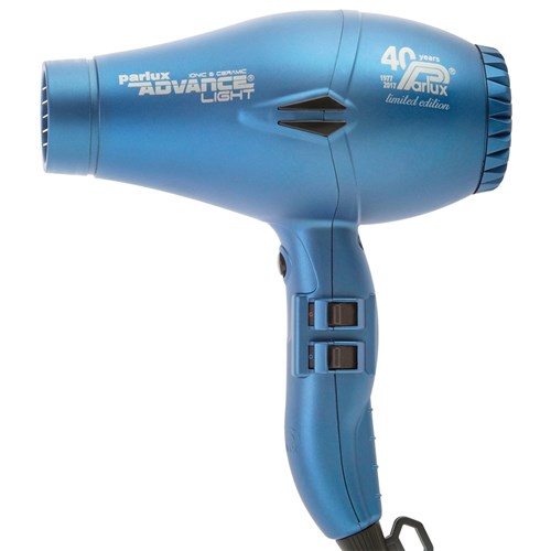 Parlux Advance Light Ceramic and Ionic Hair Dryer Limited Edition Matte Blue