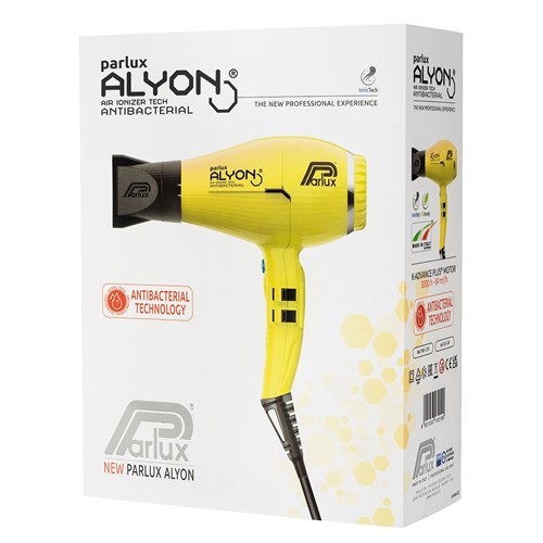 Parlux Alyon Air Ionizer Tech Hair Dryer Yellow