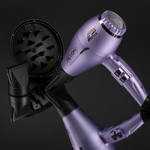 Parlux Alyon Air Ionizer Tech Hair Dryer And Diffuser Lilac