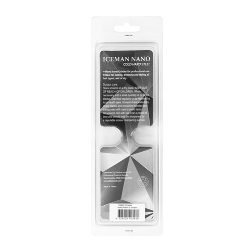 Iceman Nano 6.5” Hairdressing Scissors Matte Black