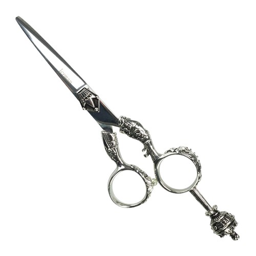 Iceman Medieval 5.5” Silver Hairdressing Scissors 
