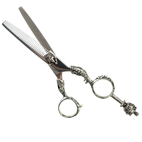 Iceman Medieval 5.5” Silver Thinning Scissors