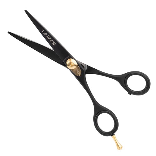 Iceman Blaze 6'' Black Hairdressing Scissors Left Handed