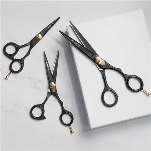 Iceman Blaze 5” Black Offset Hairdressing Scissors