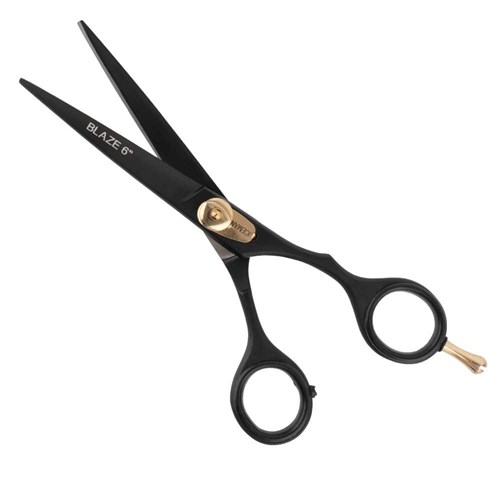 Iceman Blaze 6” Black Offset Hairdressing Scissors