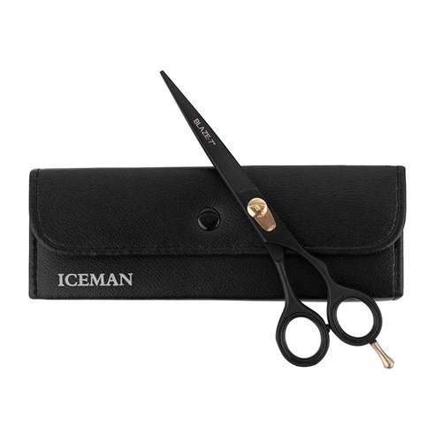 Iceman Blaze 7” Black Offset Hairdressing Scissors