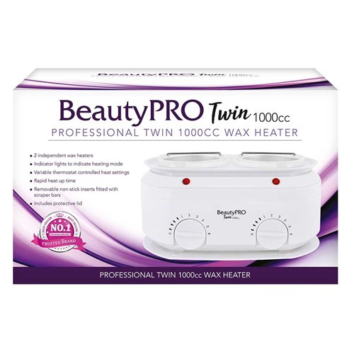 BeautyPRO Twin 1000cc Professional Wax Heater
