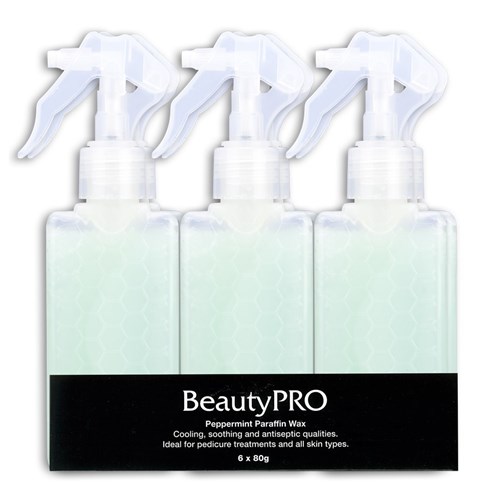 BeautyPRO Peppermint Spray-On Paraffin Wax - 6pk