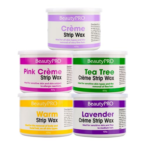 BeautyPRO Tea Tree Creme Strip Wax - 425g
