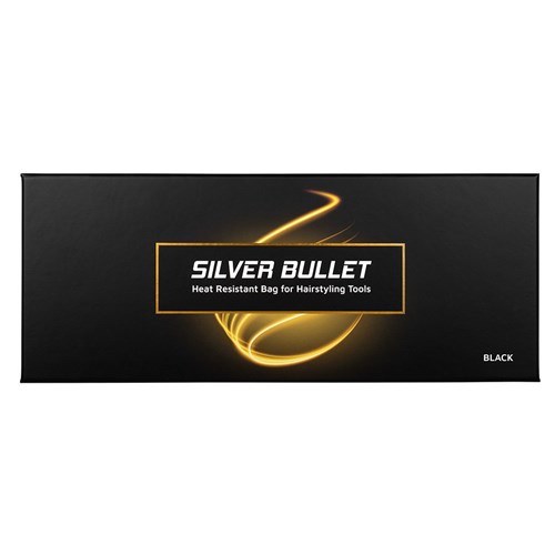 Silver Bullet Heat Resistant Bag for Hairstyling Tools Black