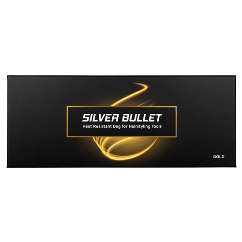 Silver Bullet Heat Resistant Bag for Hairstyling Tools Gold