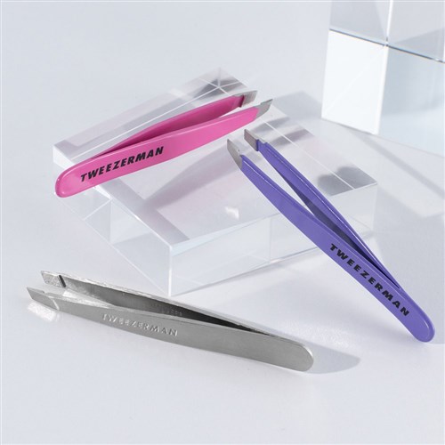 Tweezerman Mini Slant Tweezer - Pink Flamingo