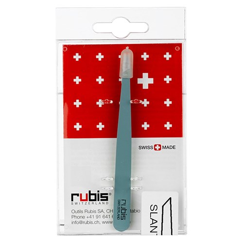 Rubis Slant Tweezer Dark Green