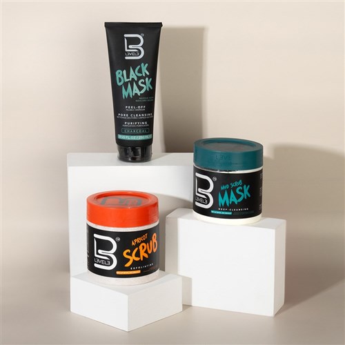 L3VEL3 Black Facial Mask