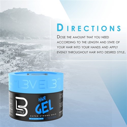 L3VEL3 Hair Gel 250mL