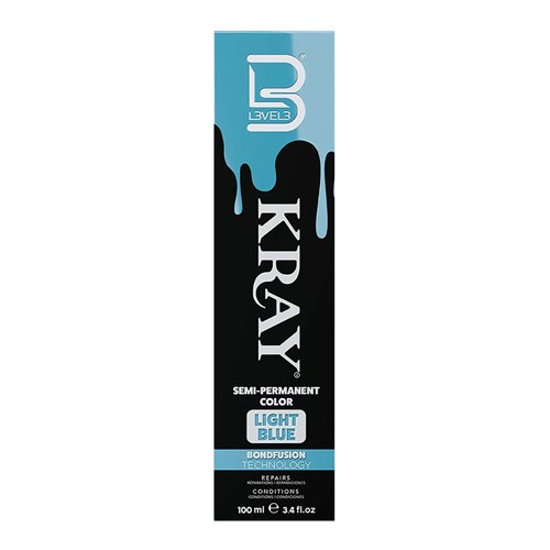 L3VEL3 Kray Semi Permanent Hair Colour Light Blue