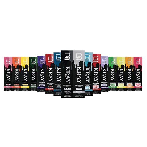 L3VEL3 Kray Semi Permanent Hair Colour Black